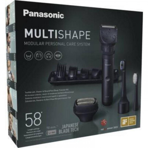 Cortapelos Multifunción Panasonic X-Shape Travel Inalámbrico 110min 58 Longitudes 3 Peines Seco y Húmedo Carga Rápida