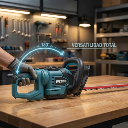 Cortasetos Bateria 2 X 18 V 61 cm Wesco
