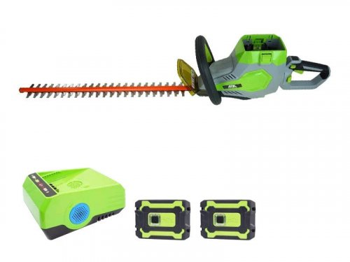 Cortasetos de batería 60v akita + 2 batería + cargador
