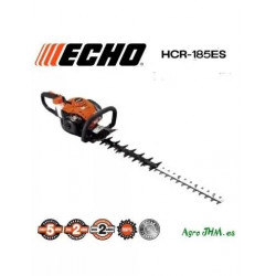 Cortasetos de Doble Cuchilla Térmico 744 mm 0,8 Cv – Echo – 3600 Golpes/min – Hc-r185es