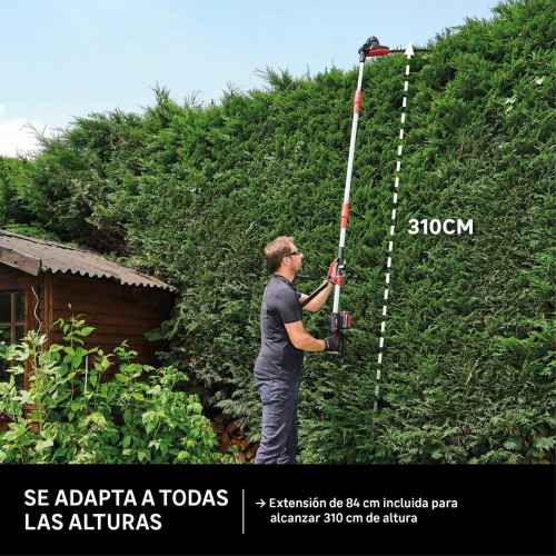 Cortasetos pértiga a batería STERWINS 18V 45.0 cm largo cuchilla
