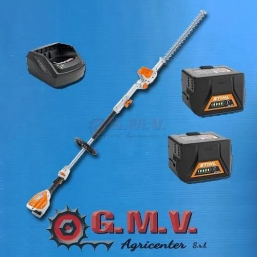 Cortasetos telescópico HLA 56 + 2 baterías AK 20 y cargador AL 101 Stihl