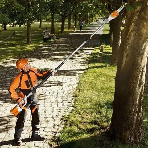Cortasetos telescópico HLA 56 + 2 baterías AK 20 y cargador AL 101 Stihl