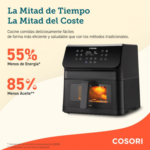 Cosori Freidora de Aire Práctica 6,2L con Ventana Air Fryer