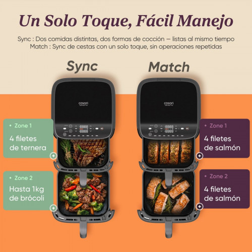 Cosori Freidora de aire Turbo Tower™ Pro Smart 10.8L Air Fryer