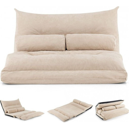 Costway Lazy 6-tier sofa bed with 2 pillows 180cm