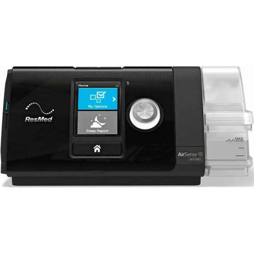 Cpap resmed auto con humidificador airsense 10 autoset + mascarilla resmed airfit f20