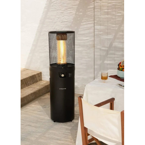 Create fire Round Heater Calefactor de gas 8kw Para terrazas