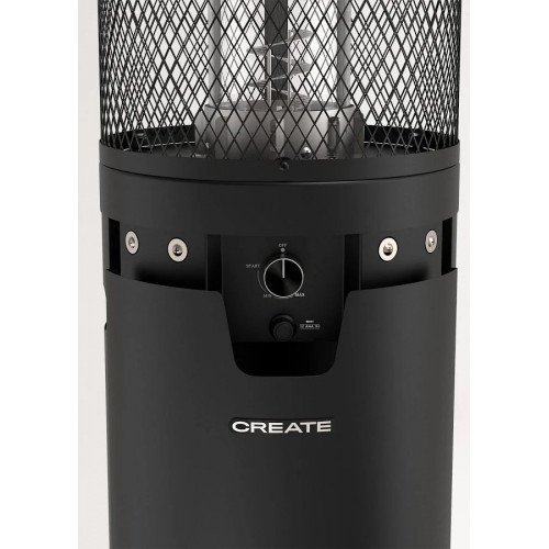 Create fire Round Heater Calefactor de gas 8kw Para terrazas