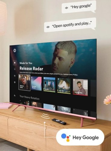 CREATE TV COLOR STUDIO Televisor Smart TV QLED 4K con pantalla antirreflejos y estructura de