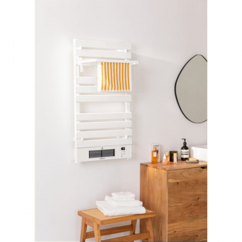CREATE - WARM TOWEL PRO - Toallero eléctrico con calefactor y WiFi 1500W con estante 3 barras