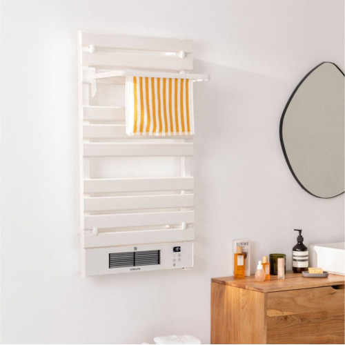 CREATE - WARM TOWEL PRO - Toallero eléctrico con calefactor y WiFi 1500W con estante 3 barras