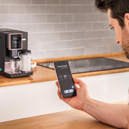 Cremmaet Compactccino Connected Black Rose