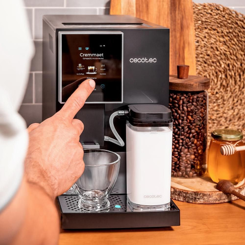Cremmaet Compactccino Connected Black Silver