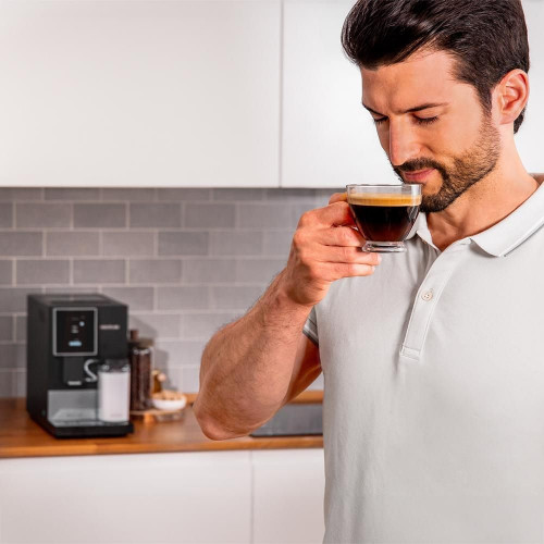 Cremmaet Compactccino Connected Black Silver