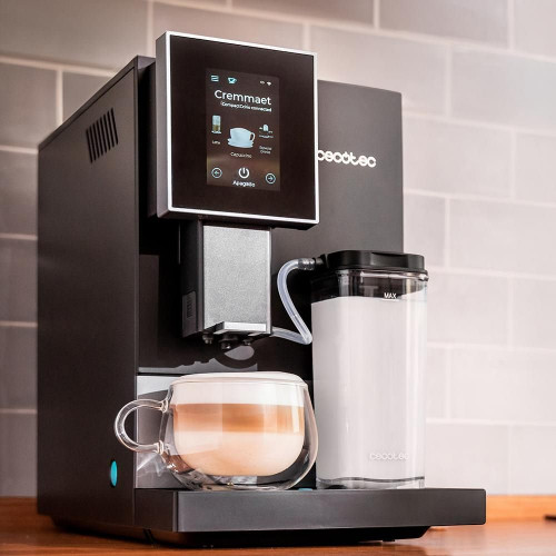Cremmaet Compactccino Connected Black Silver