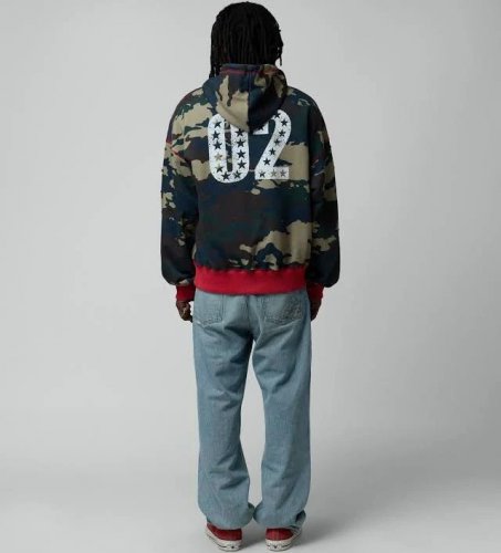 Cross Camo Hoodie