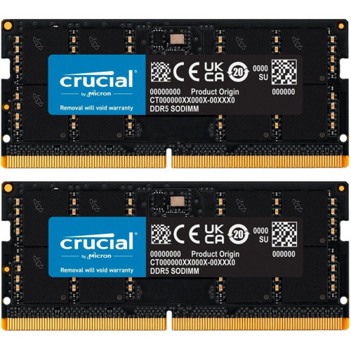 Crucial 32GB Kit DDR5-4800 CL40 (CT2K16G48C40S5)