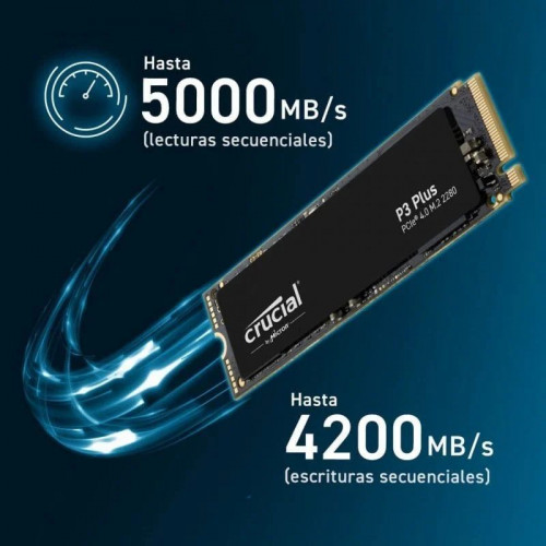Crucial P3 Plus 2TB SSD M.2 3D NAND NVMe PCIe 4.0