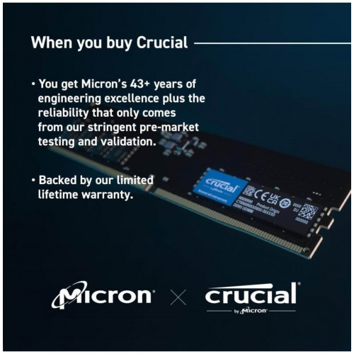 Crucial Pro 32GB Kit DDR5-6000 CL48 (CP2K16G60C48U5)
