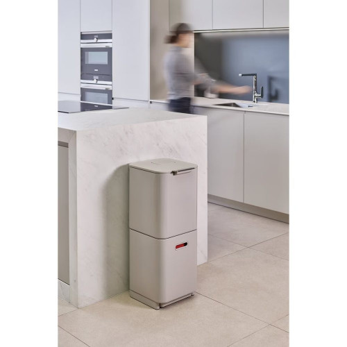 Cubo de basura 40 l Totem Joseph Joseph Piedra