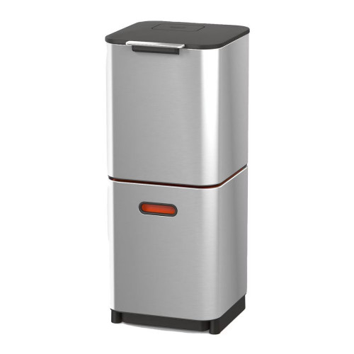 Cubo de basura 40L Totem Joseph Joseph Acero