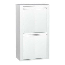 Cubo de basura blanco 4 compartimentos Duett Blanco