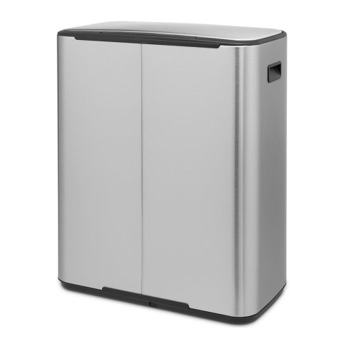 Cubo de basura con pedal para reciclar 2x30L Bo Pedal Bin Brabantia Acero
