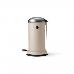 Cubo de basura con pedal Vipp15, beige, 14 l, acero - Vipp