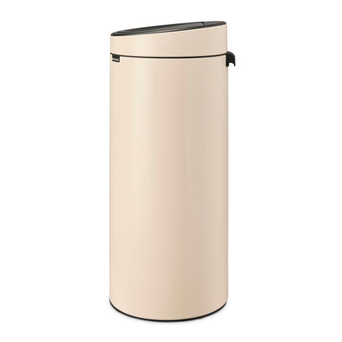 Cubo de basura de acero Touch Bin 30L Brabantia Beige