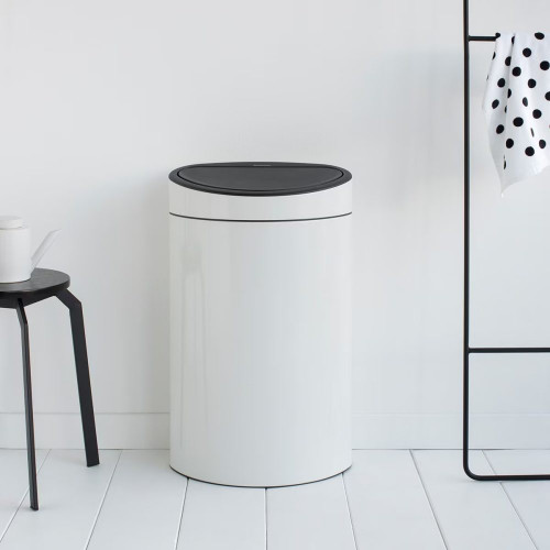 Cubo de basura de acero Touch Bin 40L Brabantia Acero