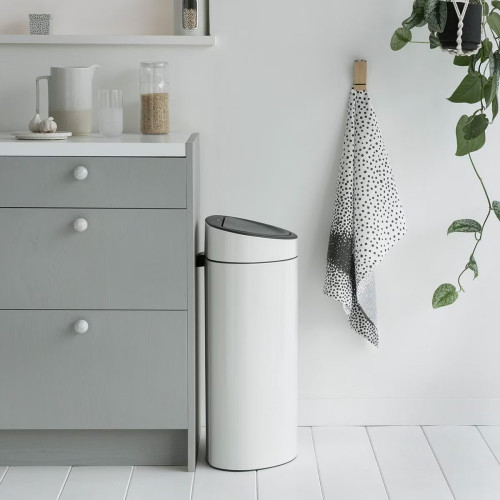 Cubo de basura de acero Touch Bin 40L Brabantia Acero