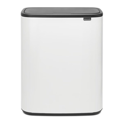 Cubo de basura para reciclar BO Touch Bin 30 + 30 L Brabantia Blanco