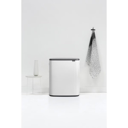 Cubo de basura para reciclar BO Touch Bin 30 + 30 L Brabantia Blanco