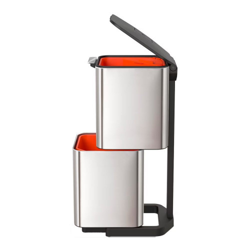 Cubo de basura Totem 60L Joseph Joseph Acero