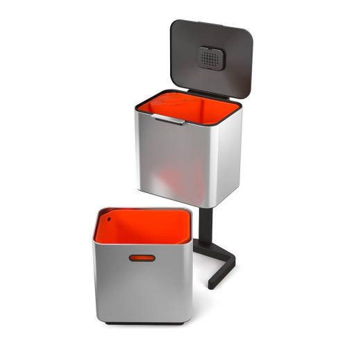 Cubo de basura Totem 60L Joseph Joseph Acero
