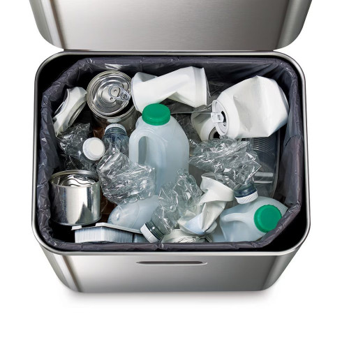 Cubo de basura Totem 60L Joseph Joseph Acero