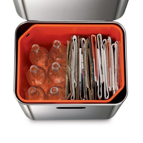 Cubo de basura Totem 60L Joseph Joseph Acero