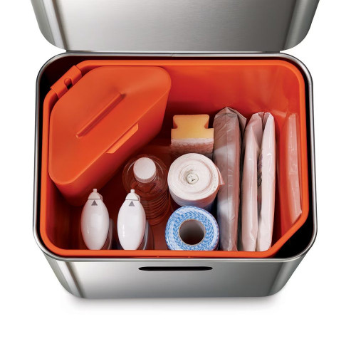 Cubo de basura Totem 60L Joseph Joseph Acero