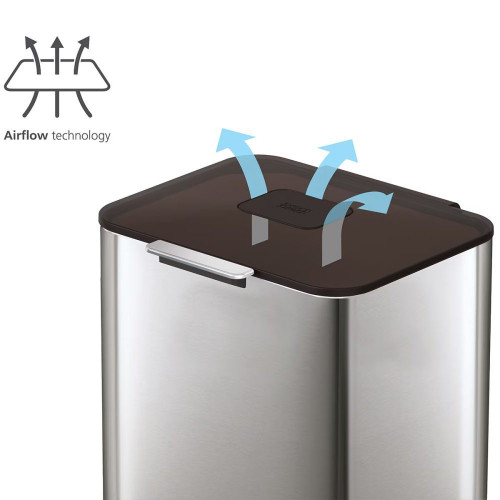 Cubo de basura Totem 60L Joseph Joseph Acero