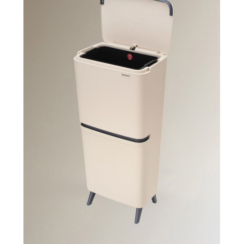 Cubo de reciclaje SortUp 20 + 25 L Brabantia Beige