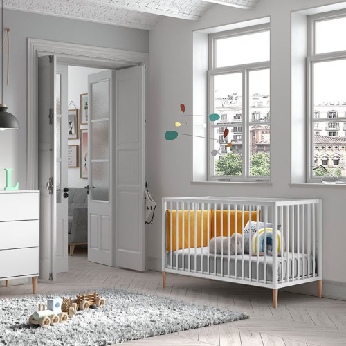 Cuna de madera montessori ( 120x60cm ) Cotinfant Tesori Beige