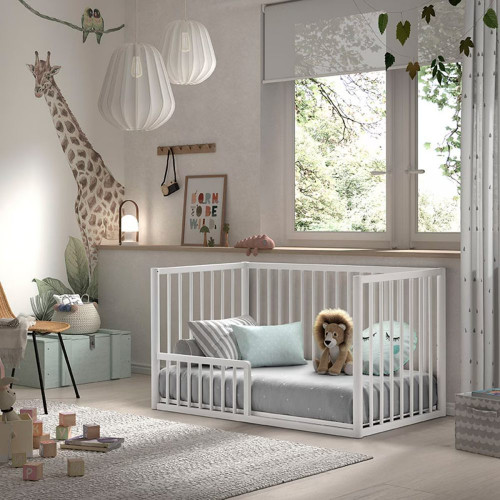 Cuna de madera montessori ( 120x60cm ) Cotinfant Tesori Beige