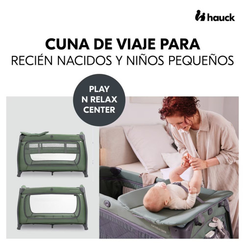 Cuna de viaje Play N Relax Center Verde oscuro