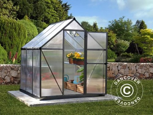 Dancover Invernadero de policarbonato 4,6m²