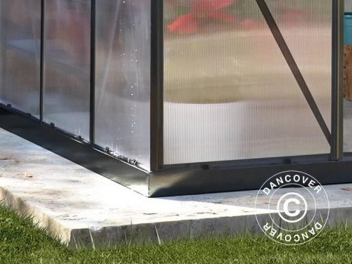Dancover Invernadero de policarbonato 4,6m²