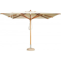 DANIELI Sombrilla 300x400 cm Rectangular SYDNEY Mástil central en madera Kotò