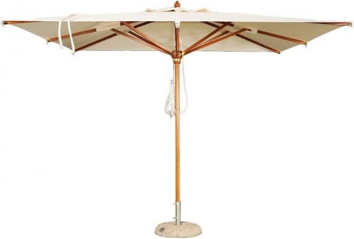 DANIELI Sombrilla 300x400 cm Rectangular SYDNEY Mástil central en madera Kotò