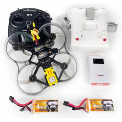DarwinFPV DarwinFPV CineApe35 Analógico 4S 3.5 pulgadas RC FPV Drone de carreras ELRS RTF con RadioMaster TX12 Mark II Controlador de radio Gafas FPV