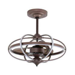 DC Ventilador de Techo Imbat marrón 3 aspas